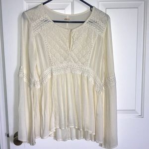 Hollister flowy blouse